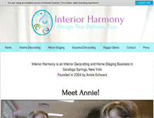 Tablet Screenshot of interiorharmony.biz